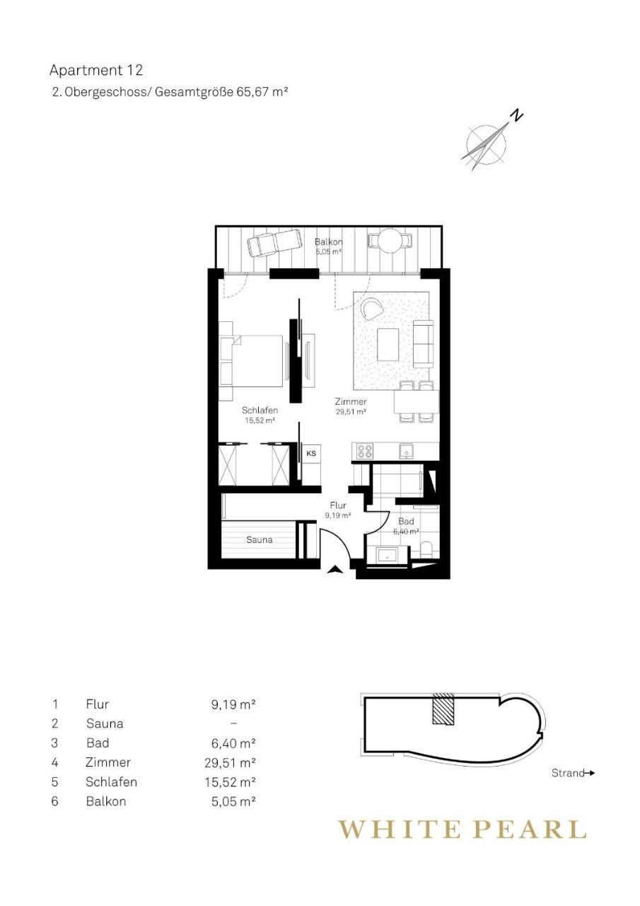 White Pearl Apartment 2.12 Timmendorfer Strand Dış mekan fotoğraf